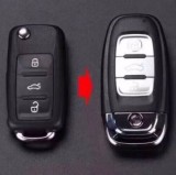 Cheie auto completa compatibila Volkswagen transformare keyless KYDZ 434 MHz ID48 pentru VW:5KO837202AJ, Oem