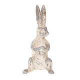 Cumpara ieftin Figurina Iepuras ceramica bej vintage 9x8x17 cm