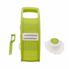 Razatoare multifunctionala Vanora, 32 x 12 cm, 7 piese, inox/plastic, Verde