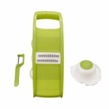 Cumpara ieftin Razatoare multifunctionala Vanora, 32 x 12 cm, 7 piese, inox/plastic, Verde