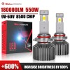 Set 2 becuri led h7 6000k 300.000 lumeni 800w 9-60V canbus fara eroare !, Universal