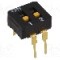 Intrerupator DIP, 2 pozitii, montare THT, 2 sectiuni, OMRON OCB - A6D-2100