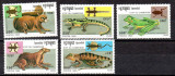 LAOS 1993, Fauna, serie neuzată, MNH, Nestampilat