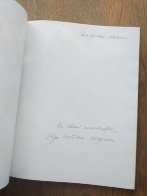 OLGA MORARESCU MARGINEAN -Acuarela -desen - ( cu dedicatie) foto