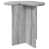 vidaXL Masă laterală Sonoma gri &Oslash; 39 x 38 cm Lemn prelucrat 8001091