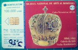 Cartela telefonica Romtelecom 100.000 lei 10 lei noi Muzeul National de Arta al Romaniei 2008 XWVFX5 Liturghierul lui Ctin. Brancoveanu 1693-1697