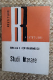 Studii literare- Emilian I. Constantinescu, Polirom