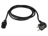 Cablu AS SCHWABE 3G1mm2 CEE 7/7 unghi IEC C15 mamă gumă 70873