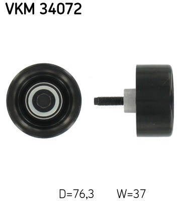 SKF VKM 34072 Rola ghidare/conducere, curea transmisie foto