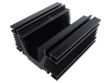 Radiator extrudat cu aripioare negru 200x176x98mm