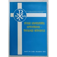 STUDIA UNIVERSITAS SEPTENTRIONIS , THEOLOGIA ORTHODOXA , REVISTA NR. 2 , 2013