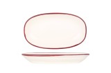 Bonna Placa de service - Linea Burgundy - Por&Aring;&pound;elan - 24x14 cm - set de 2