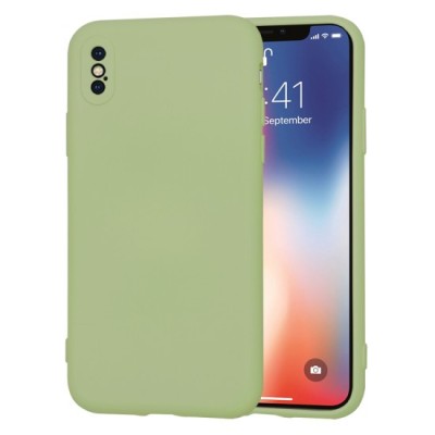 Husa pentru iPhone X / XS - Techsuit SoftFlex - Matcha foto