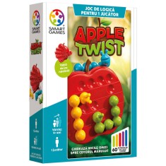 Smart Games - Apple Twist, joc de logica cu 60 de provocari, 5+ ani, editie lb. Romana