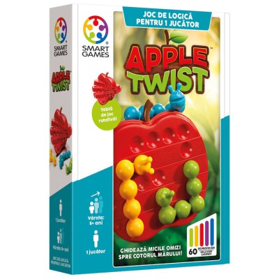 Smart Games - Apple Twist, joc de logica cu 60 de provocari, 5+ ani, editie lb. Romana foto