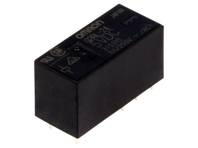 Releu electromagnetic DPDT 5VDC 8A foto