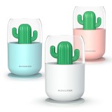 Umidificator cactus RDE286, LED RGB, 300 ml, 3 modele