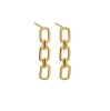 Cercei Zale Cubaneze din Argint 925, placati cu Aur 18K - ALCA Fine Jewelry