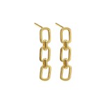 Cercei Zale Cubaneze din Argint 925, placati cu Aur 18K - ALCA Fine Jewelry