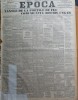 Ziarul Epoca, 22 Noiemb. 1899 ; Taxele de la portile de Fier ; Comunicatul ungar