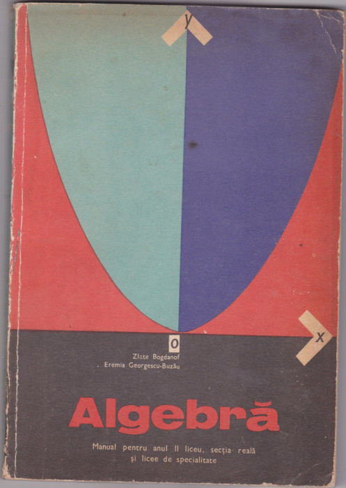 Algebra. Manual Pentru Anul II Liceu - Zlate Bogdanof, Eremia Georgescu-Buzau
