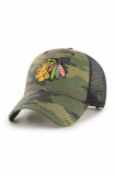 47brand șapcă NHL Chicago Blackhawks cu imprimeu H-CBRAN04GWP-CM, 47 Brand