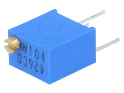 Rezistor trimer multitura 100k&amp;Omega; lineare foto