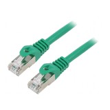 Cablul Patch F/UTP 6 litat CCA PVC verde 1m 26AWG