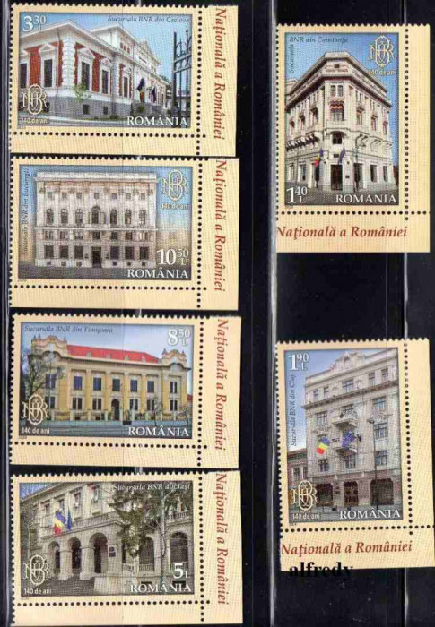ROMANIA 2020, 140 de ani de la &icirc;nființarea Băncii Naționale a Rom&acirc;niei MNH 2304
