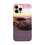 Husa compatibila cu Apple iPhone 14 model Mercedes, Silicon, TPU, Viceversa, Transparent, Carcasa