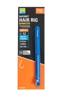Carlige Preston Legate Method KKH-B Bayonet Hair Rigs Nr 12 8buc/plic foto