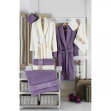 Set Baie Luisa 10 Piese, Halate si Prosoape pentru El si Ea - HEP147