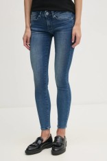 Pepe Jeans jeansi SKINNY JEANS LW SOHO femei, culoarea albastru marin, PL204583ED8
