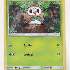 bnk crc Cartonas Pokemon McDonalds 2016 - Rowlet 1/12