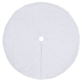 Cumpara ieftin Fusta de brad de Craciun, alba, 90 cm, blana artificiala