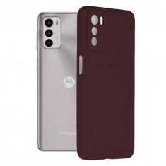 Husa pentru Motorola Moto G42, Techsuit Soft Edge Silicone, Plum Violet