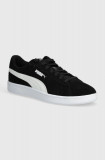 Puma sneakers din piele intoarsă Smash 3.0 culoarea negru 390984