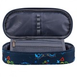 Penar borseta 1 compartiment, 1 extensie, oval, Majewski, Colectia Colour Pads 2024, PC-01, 20.5x9.5x5 cm