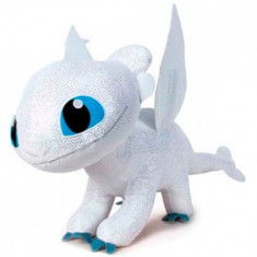 Jucarie de plus, Whitehouse Leisure, Light Fury Sparkle Dragons, 40 cm