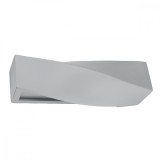 Lampă De Perete Sigma Gri Ceramică/Sticlă 1 Bec Dreptunghiular Modern De Interior