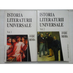ISTORIA LITERATURII UNIVERSALE vol.1 vol.2 - OVIDIU DRIMBA