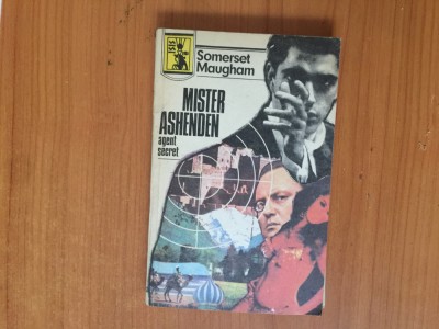 k4 MISTER ASHENDEN, AGENT SECRET - SOMERSET MAUGHAM foto
