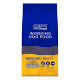FISH4DOGS Working Dog Food White Fish Adult Small 15 kg