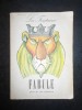 La Fontaine - Fabule (1980), Ilustratii Eugen Taru, Editura Ion Creanga, 124 pagini, Format Mare