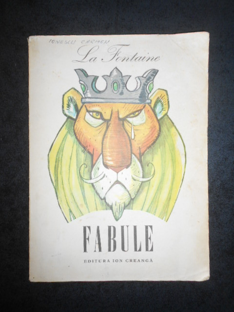 La Fontaine - Fabule (1980, ilustratii de Eugen Taru, format mare)