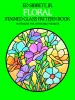 Floral Stained Glass Pattern Book