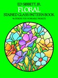 Floral Stained Glass Pattern Book