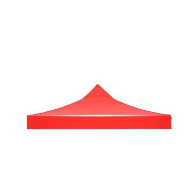 Prelat&amp;Auml; copertin&amp;Auml; acoperi&amp;Egrave; cort pavilion 2.9 x 2.9 m, ro&amp;Egrave;u, oxford 700d cauciucat, impermeabil&amp;Auml;, rezistent&amp;Auml; la uv &amp;Egrave;i intemperii foto
