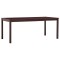 vidaXL Masă de bucătărie, maro &icirc;nchis, 180 x 90 x 73 cm, lemn de pin