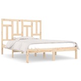 Cumpara ieftin Cadru de pat dublu, 135x190 cm, lemn masiv